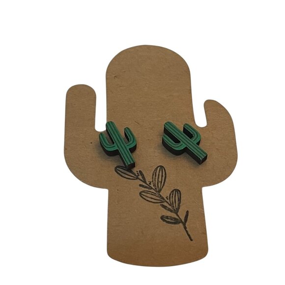 Cactus Earrings - Picture 1 of 2